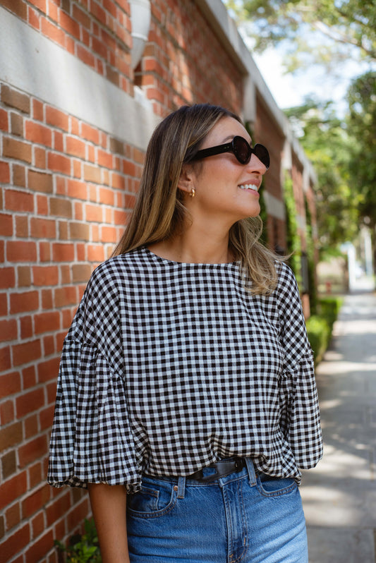 Blusa escocesa