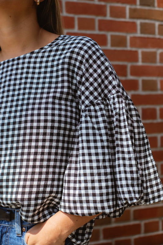 Blusa escocesa