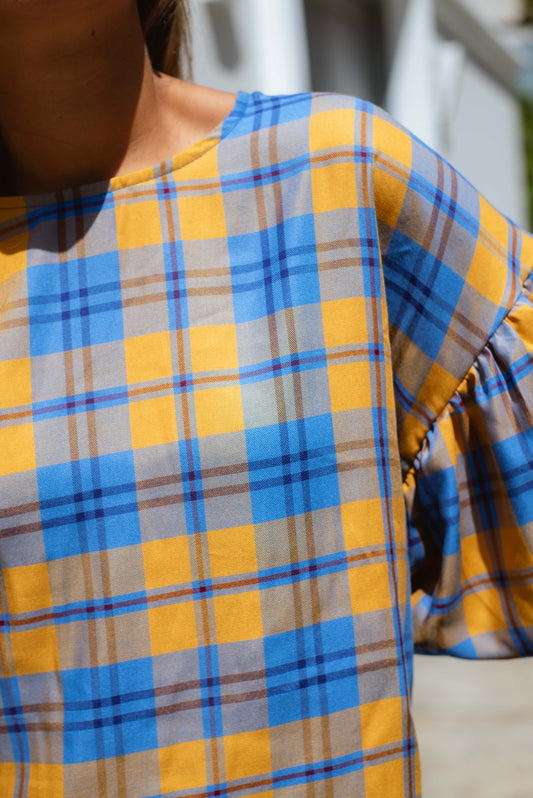 Blusa escocesa