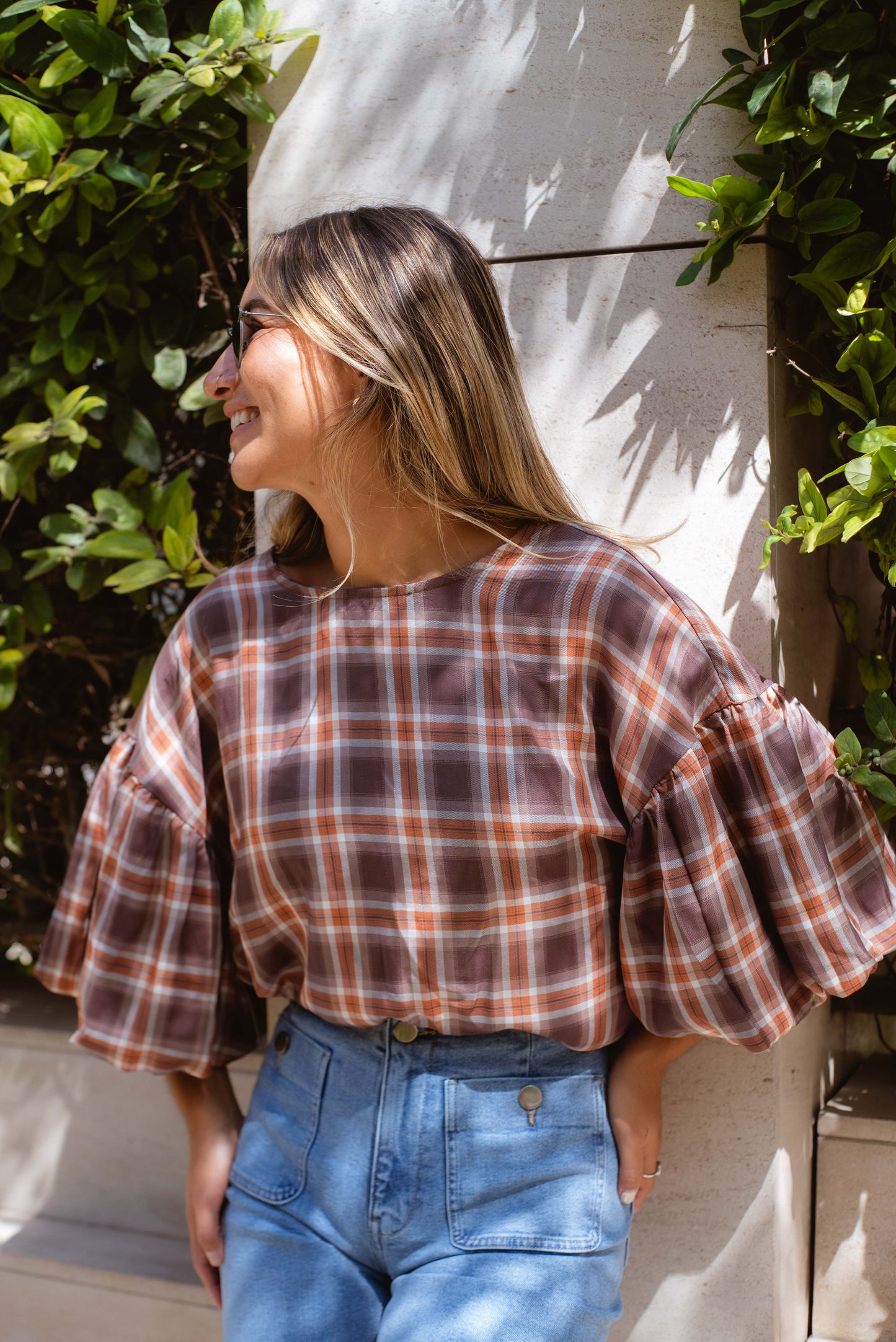 Blusa escocesa
