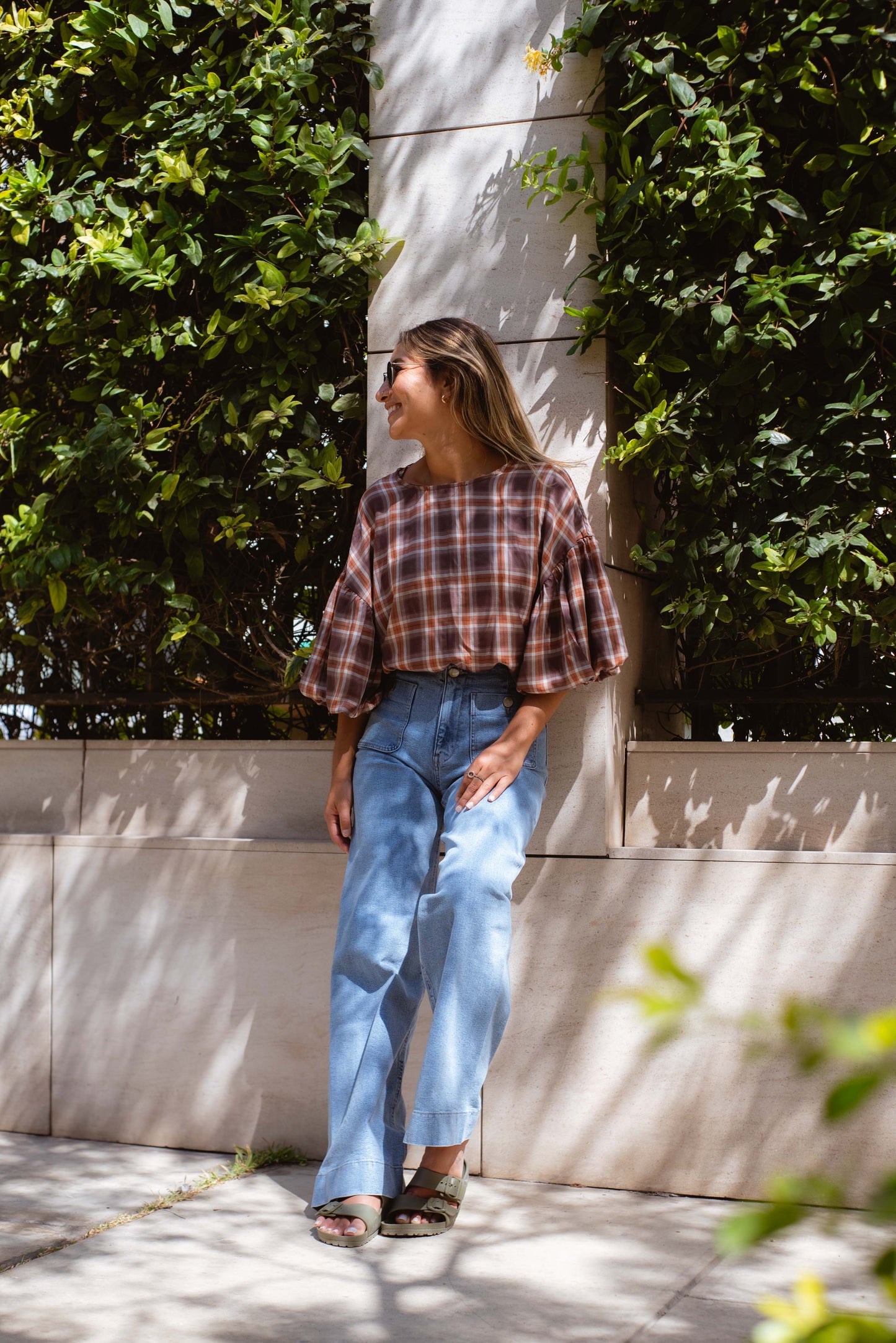 Blusa escocesa